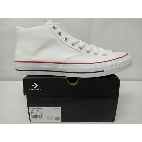 Converse Chuck Taylor All Star Street Mid Sneakers A00812F White Men Sz 13 - Picture 3 of 11